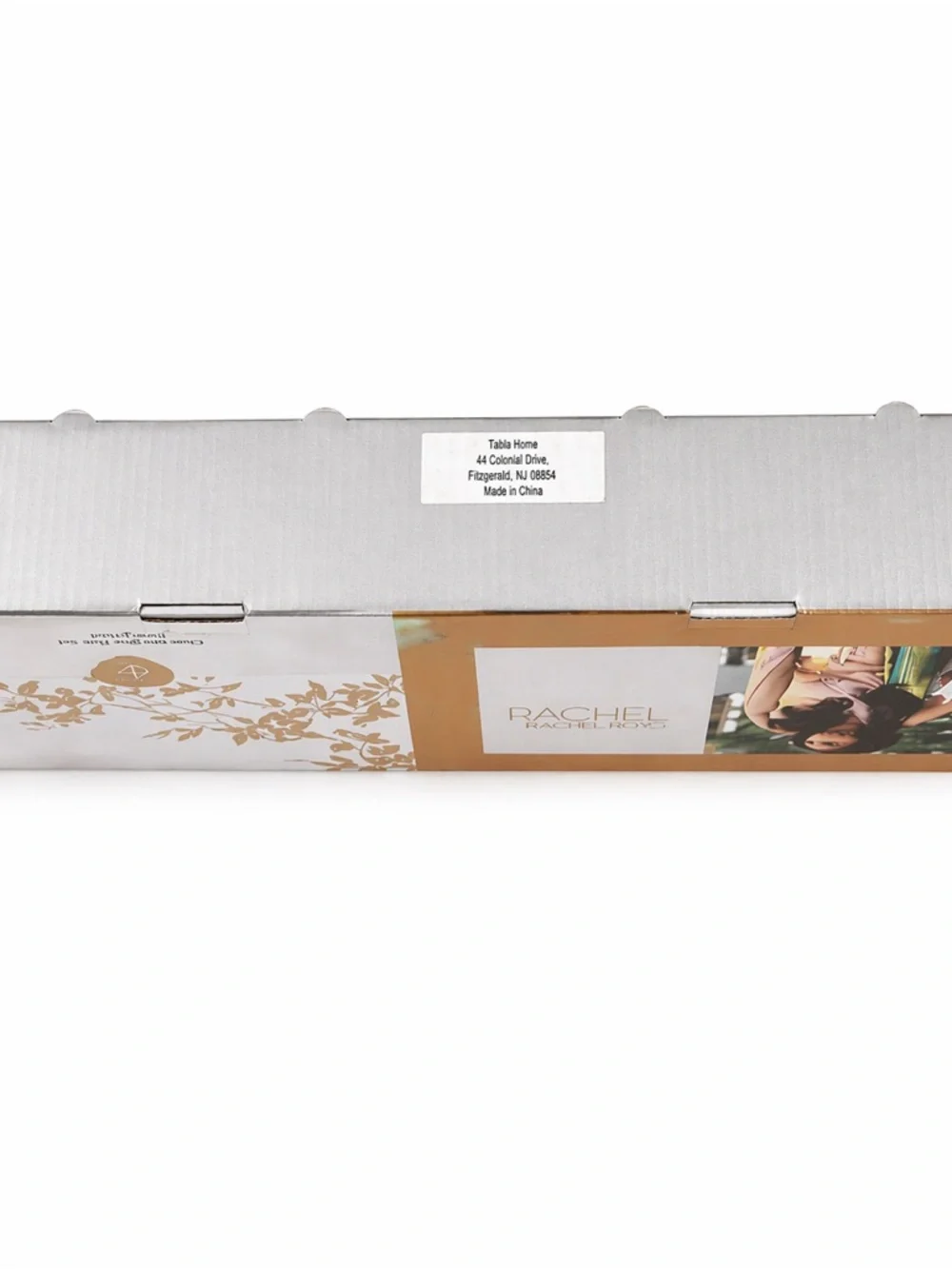Rachel Roy 4 Piece Teal Champagne Flute Set New in Box 10.2 oz
